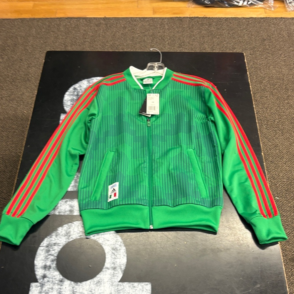 Throw Back Official Mexico Warmup Jacket Adult Medium